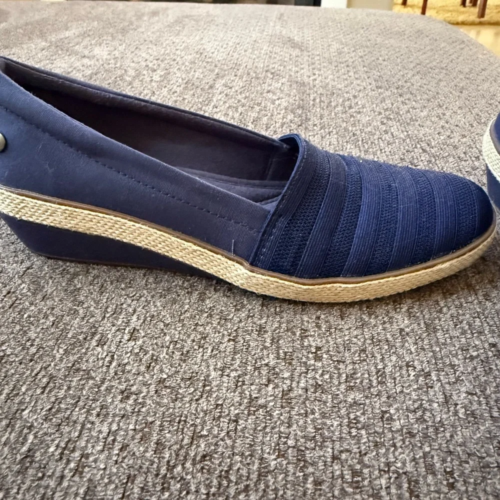 Grasshoppers Navy Blue Espadrille Slip-On Flats